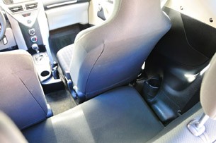 2012 Scion iQ rear seats