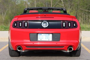 2013 Ford Mustang GT Convertible rear view