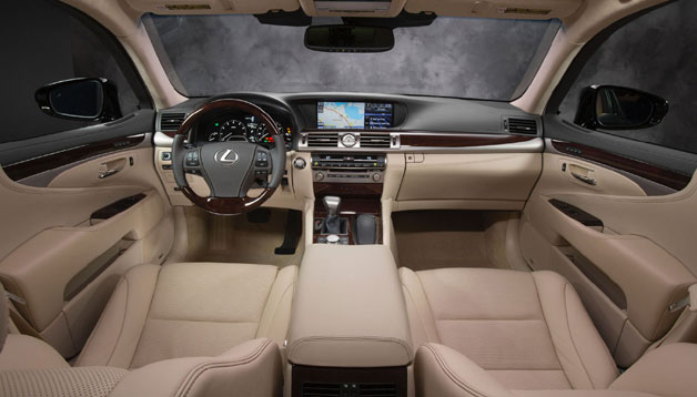 2013 Lexus LS 460 interior - tan