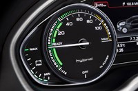 2012 Audi A8 Hybrid gauges