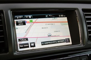 2012 Jaguar XFR navigation system