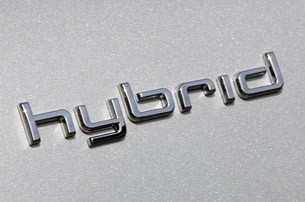 2012 Audi A8 Hybrid badge
