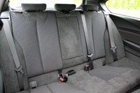 2012 BMW M135i rear seats