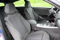 2012 BMW M135i front seats