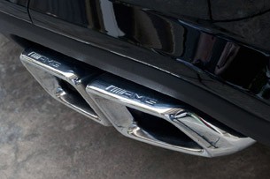 2012 Mercedes-Benz CLS63 AMG exhaust tips