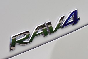 2013 Toyota RAV4 EV badge