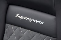 2012 Bentley Continental Supersports Convertible seat detail