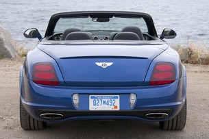 2012 Bentley Continental Supersports Convertible rear view