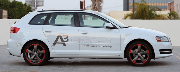 Audi A3 e-tron side view