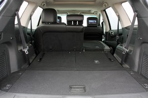 2013 Nissan Pathfinder rear cargo area