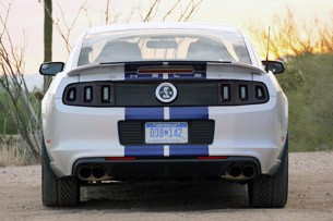 2013 Ford Shelby GT500 rear view