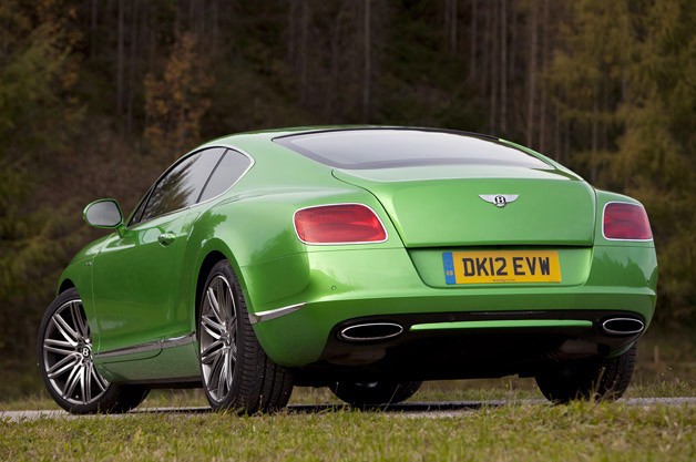 2013 Bentley Continental GT Speed rear 3/4 view