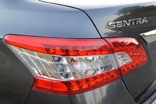 2013 Nissan Sentra taillight