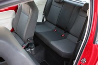 2012 Volkswagen Up! rear seats