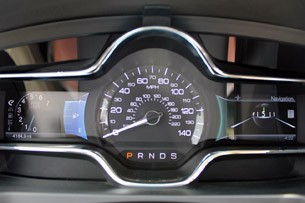 2013 Lincoln MKS EcoBoost gauges