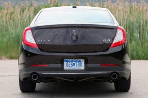 2013 Lincoln MKS EcoBoost rear view