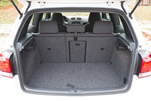 2012 Volkswagen GTI rear cargo area