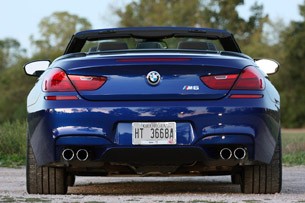 2012 BMW M6 Convertible rear view