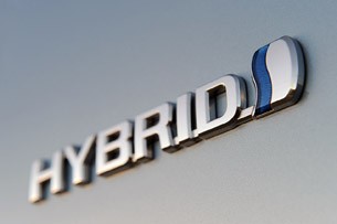 2013 Toyota Camry Hybrid badge