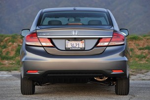 2013 Honda Civic rear view