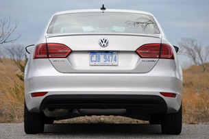 2013 Volkswagen Jetta Hybrid rear view