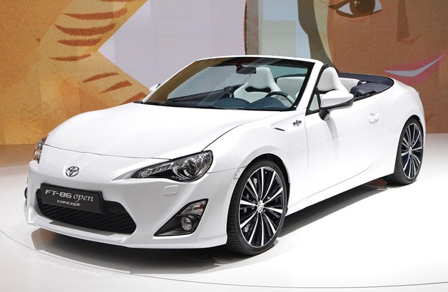 Toyota FT-86 Open Concept -  front three-quarter view at Geneva Motor Show reveal