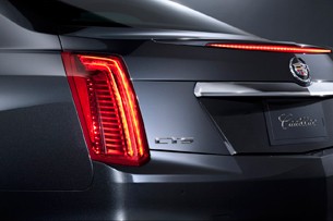 2014 Cadillac CTS taillamp detail