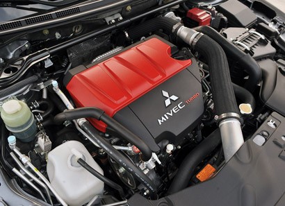 2013 Mitsubishi Lancer Evolution X GSR engine