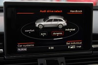 2013 Audi RS6 Avant drive select display