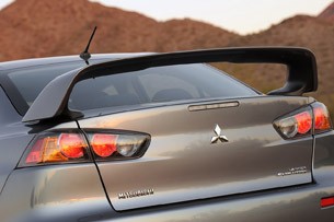 2013 Mitsubishi Lancer Evolution X GSR rear wing