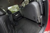 2014 Chevrolet Silverado folded rear seats