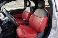 2013 Fiat 500 Turbo front seats
