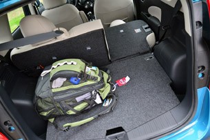2014 Nissan Versa Note rear cargo area