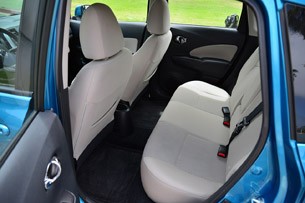 2014 Nissan Versa Note rear seats