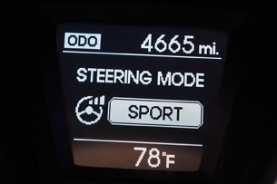 2013 Hyundai Elantra GT steering mode display
