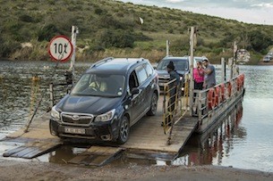 2014 Subaru Forester XT water crossing in South Africa