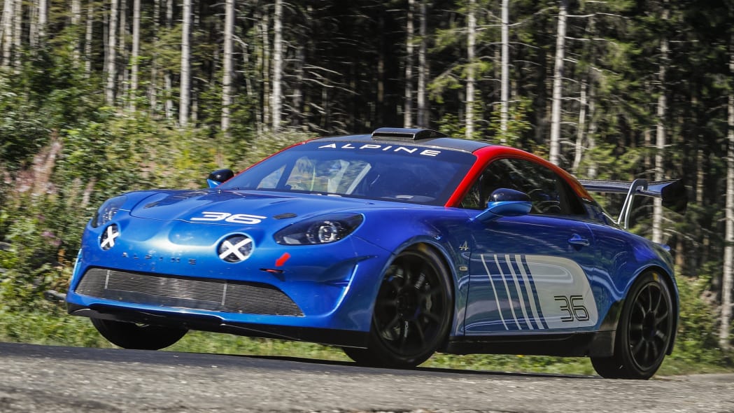 Alpine A110 Rally for the R-GT rally class