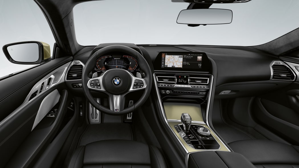 BMW 8 series Gold thunder edition interiors