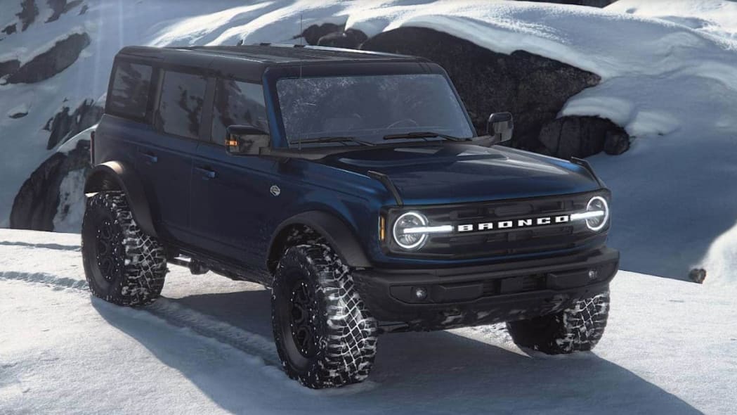 2021 Ford Bronco FourDoor colors rendered
