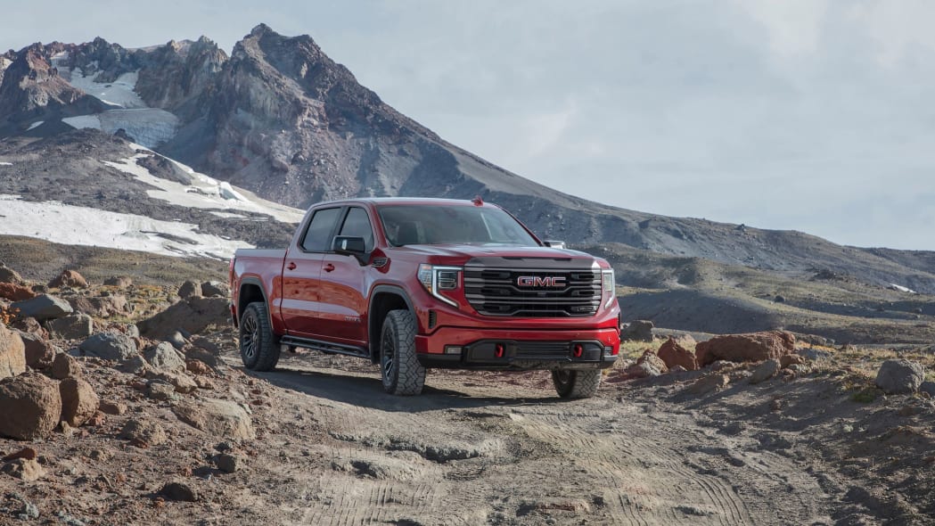 2022 GMC Sierra 1500 AT4X in Cayenne Red Tintcoat_ front