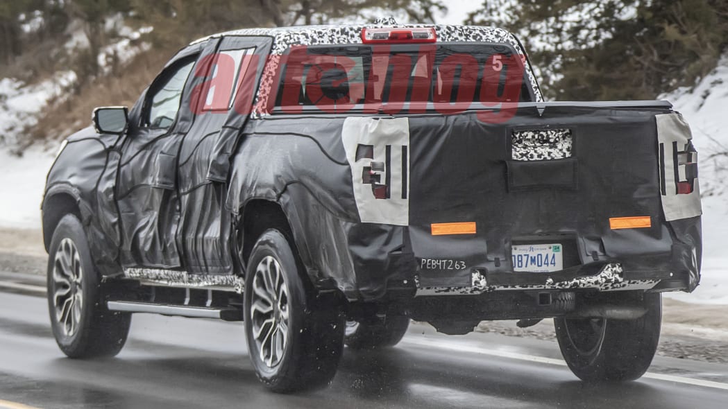 GMC Canyon spied