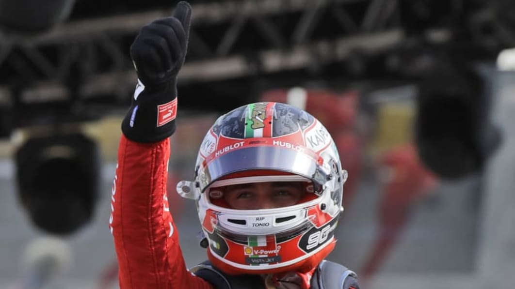 Charles Leclerc takes pole for Italian GP after messy qualifying
