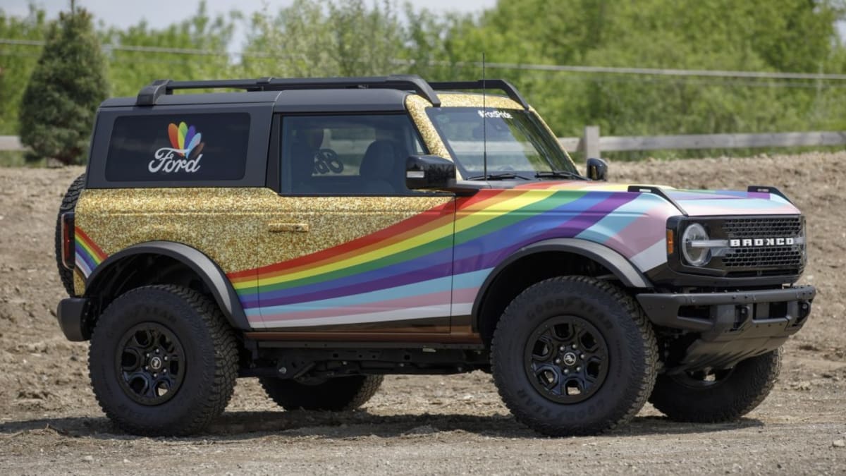 A Girls Guide to Cars | How Do Automakers Celebrate Pride Month? - Ford Pride Bronco rainbow livery