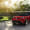 The Scion C-HR concept shown off in red for the LA Auto Show, near front three-quarter view.