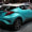 2018 toyota c-hr teal white roof