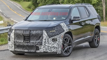 2021 Chevy Traverse Spied With A Heavy Facelift On Public