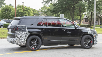 2021 Chevy Traverse Spied With A Heavy Facelift On Public