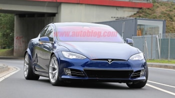 Tesla Model S Spied Closing In On Porsches Nurburgring