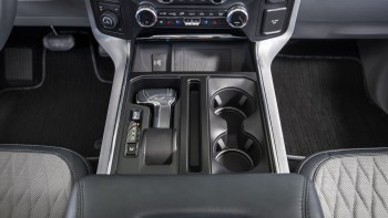 The 2021 Ford F 150 S Shifter Folds Away To Make Room For A Desk