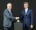 Italian Government Minister Gian Luca Galletti and Lamborghini CEO Stephan Winkelmann